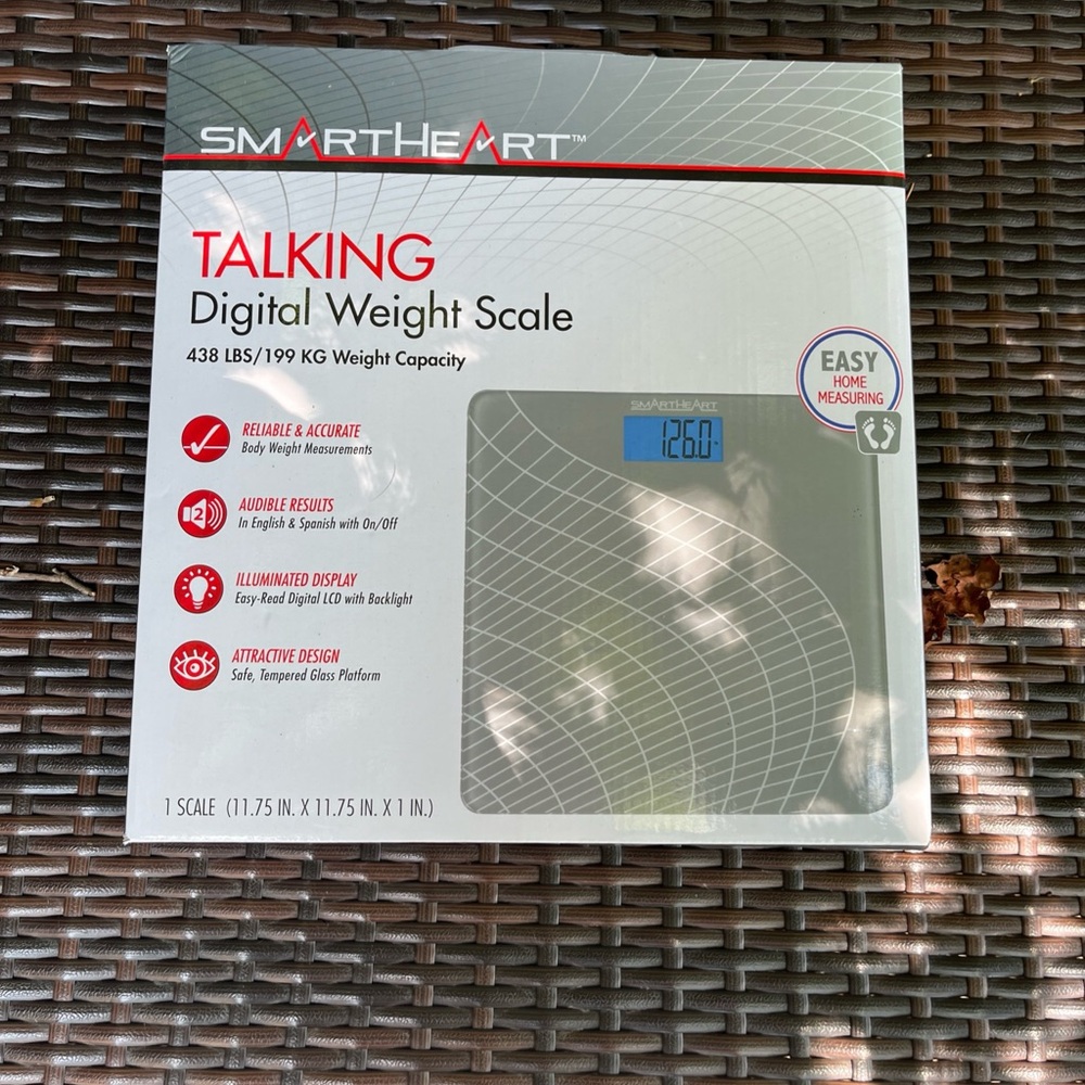 SmartHeart Digital Weight Scale with Talking Feature